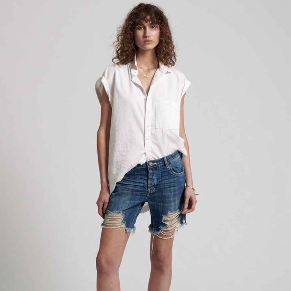 RODEO BLUE STEVIES LOW WAIST BOYFRIEND SHORT